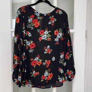 Women’s Long Sleeve Floral Blouse